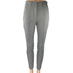 Express Women's Gray High Waisted Zip Pockets Skinny Trousers Dress Pants Sz 2